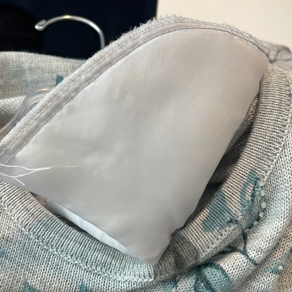 Vintage 90s Alfred Dunner Longsleeve Floral Sweater Top with Beads Size Small - Picture 7 of 12